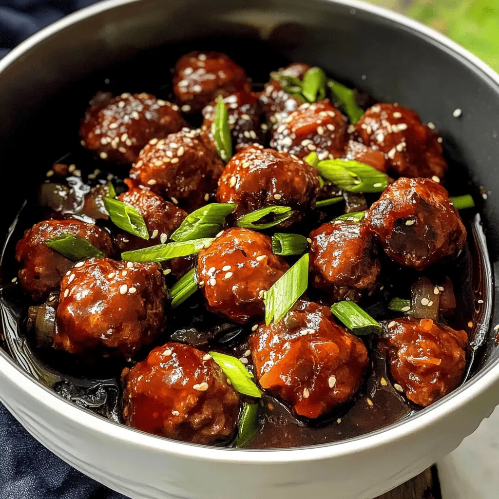 Looking for a quick and tasty dinner idea? Try these 30-minute Mongolian Beef Meatballs! Packed with rich flavors from soy sauce and ginger, these meatballs are perfect served over rice or noodles. Ideal for busy weeknights or casual gatherings. Don’t forget to save this easy recipe for your next mealtime!