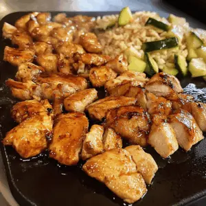 Get ready for a delicious night in with this Blackstone Hibachi Chicken recipe! Made with tender chicken, vibrant veggies, and savory soy sauce, it's perfect for a quick weeknight dinner or a weekend gathering. Enjoy the flavors of your favorite hibachi spot right at home! Save this pin for easy meal prep ideas and impress your family and friends!