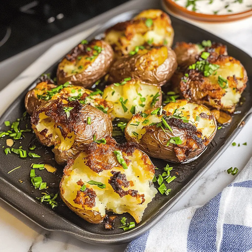 Get ready to enjoy crispy and flavorful Blackstone smashed potatoes that are simple to make! This recipe features tender potatoes, seasoned to perfection, creating the ultimate side dish for any meal. Perfect for gatherings, barbecues, or a cozy dinner at home. Save this delicious recipe for your next outdoor cookout or family dinner!