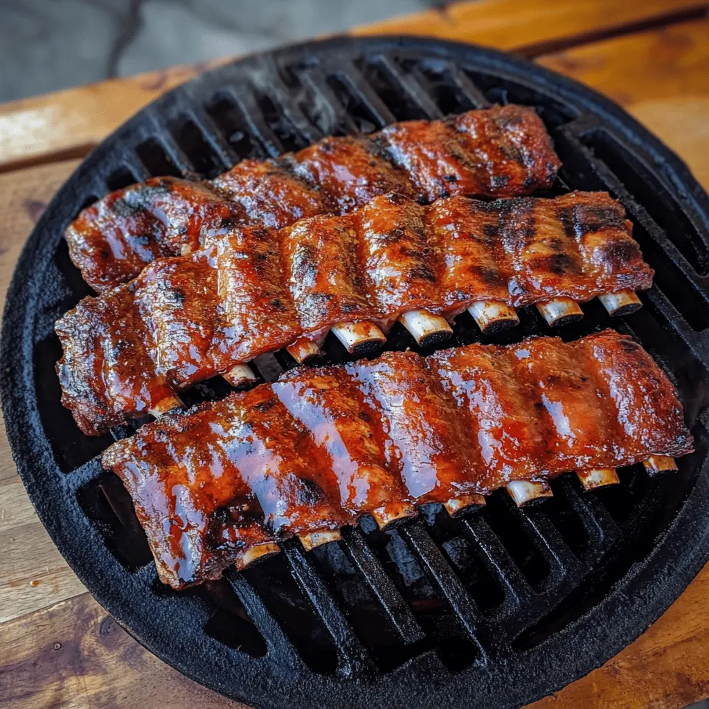 Get ready for the ultimate grilling experience! These fall-off-the-bone ribs are a must-try, featuring tender meat coated in a mouthwatering blend of spices and BBQ sauce. Perfect for summer cookouts or family gatherings, this recipe will impress everyone at the table. Save this pin and enjoy delicious ribs that will have everyone asking for seconds!