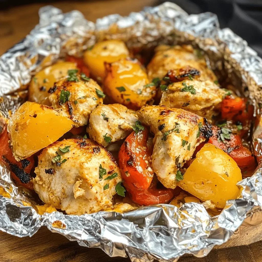 Savor the perfect blend of juicy chicken, creamy ranch, and crispy bacon in these Grilled Crack Chicken Foil Packets! Easy to make and bursting with flavor, they're perfect for weeknight dinners or weekend gatherings. Plus, cleanup is a breeze with no pots to wash! Save this recipe for your next cookout – your family will love it!