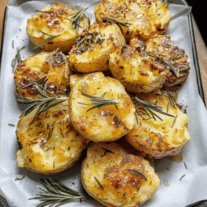 Say goodbye to ordinary potatoes! These Grilled Garlic Rosemary Smashed Potatoes are bursting with flavor, combining the rich aroma of garlic and the earthy essence of rosemary. Perfect for barbecues or family dinners, they bring a delightful twist to your table. Save this recipe to impress your guests at your next gathering!