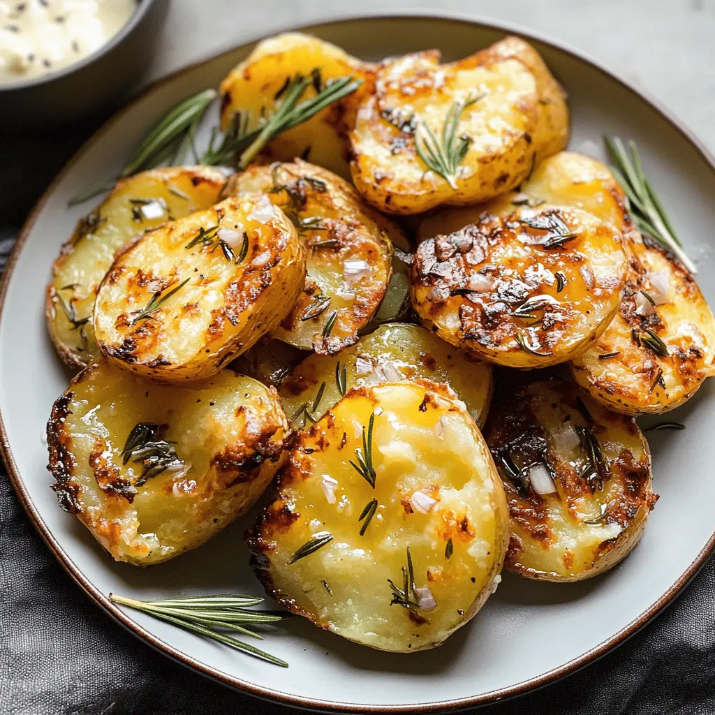 These Grilled Garlic Rosemary Smashed Potatoes are a must-try for your next cookout! With crispy edges and a fragrant blend of garlic and rosemary, they offer a delightful flavor that pairs perfectly with any main dish. Save this recipe for easy outdoor entertaining or a cozy family dinner—you won’t want to miss out on these tasty bites!