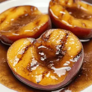 Sweetened sunshine on your plate! These grilled peaches drizzled with cinnamon honey sauce are a simple yet delightful dessert perfect for summer. The warm, caramelized fruit pairs wonderfully with yogurt or ice cream, making it an ideal treat for barbecues or family gatherings. Save this recipe to bring a touch of sweetness to your next occasion!