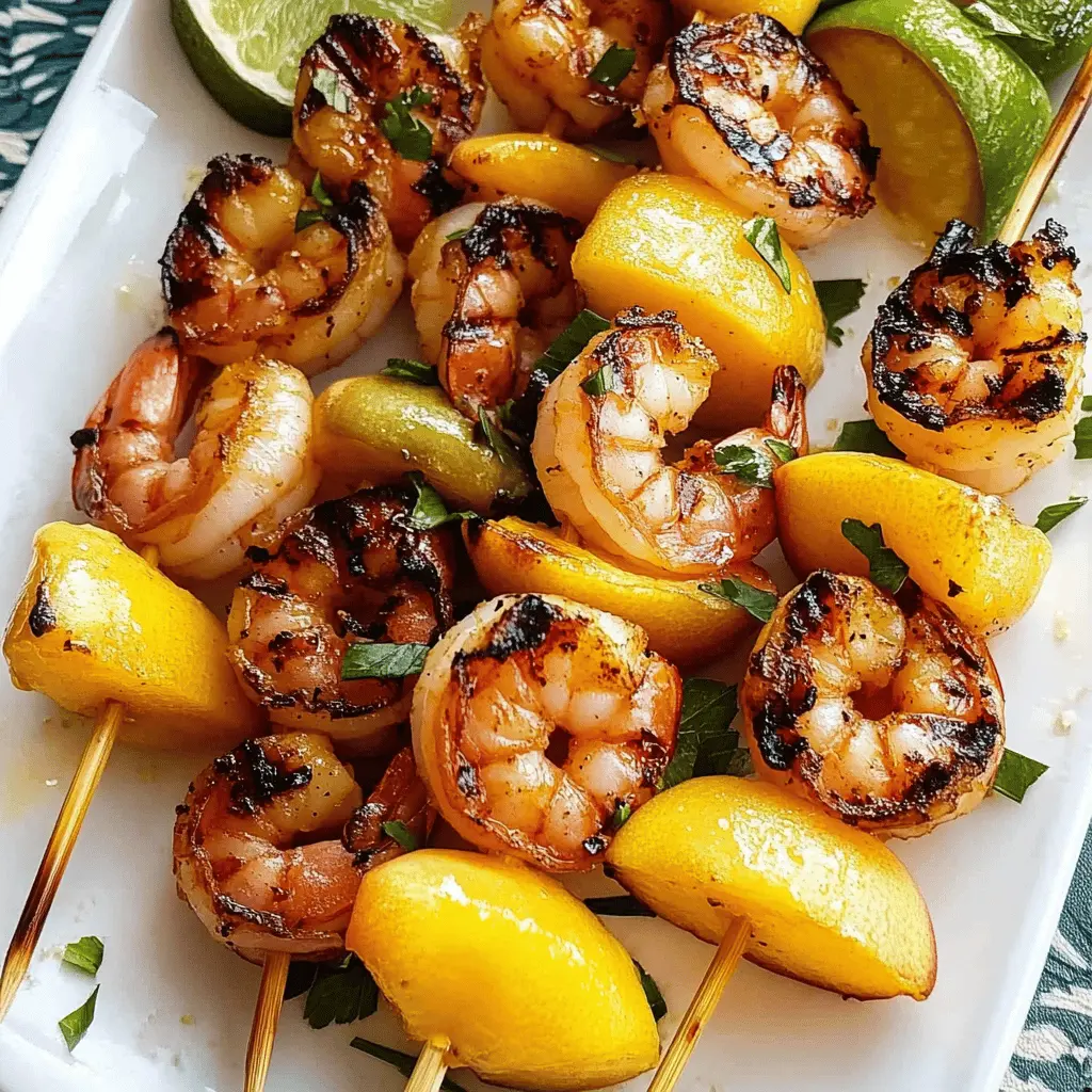 Fire up your grill for these delicious Grilled Shrimp and Peach Kabobs! Juicy shrimp and sweet peaches come together for a fresh and vibrant dish that’s perfect for summer BBQs. With a hint of tangy marinade, each bite is bursting with flavor. Save this recipe for your next cookout or family gathering, and impress your guests with this easy-to-make delight!