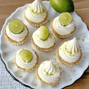 Whip up these delightful no-bake mini key lime pies in no time! With a creamy, tangy filling and a crunchy graham cracker crust, they are perfect for dessert lovers. Ideal for summer gatherings, picnics, or any occasion when you want a refreshing treat. Save this recipe to enjoy a bite-sized taste of paradise!