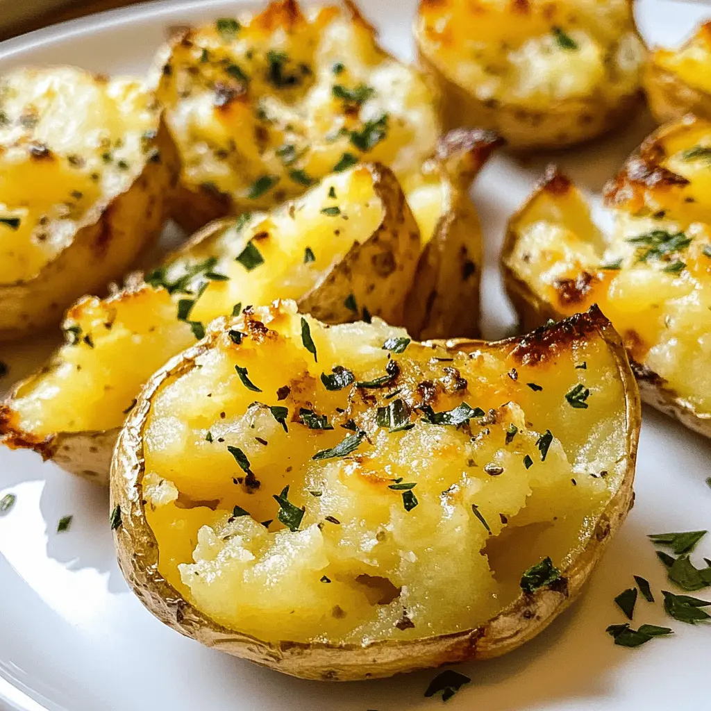 Get ready for a delicious twist on a classic side dish! These crispy smashed potatoes are golden on the outside and fluffy on the inside, perfect for any meal. With just a few ingredients like garlic and herbs, they bring flavor to your plate effortlessly. Save this recipe for your next dinner gathering or family feast!