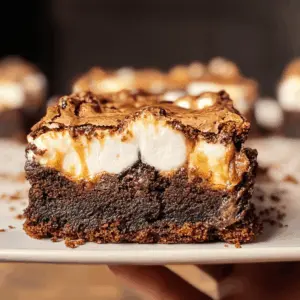 Get ready for a delicious twist on a classic treat! These S'mores Brownies feature rich chocolate, crunchy graham crackers, and fluffy vanilla bean marshmallow goodness. Perfect for sharing at summer bonfires, cozy movie nights, or any sweet craving. Save this fun recipe to make a delightful dessert everyone will love!