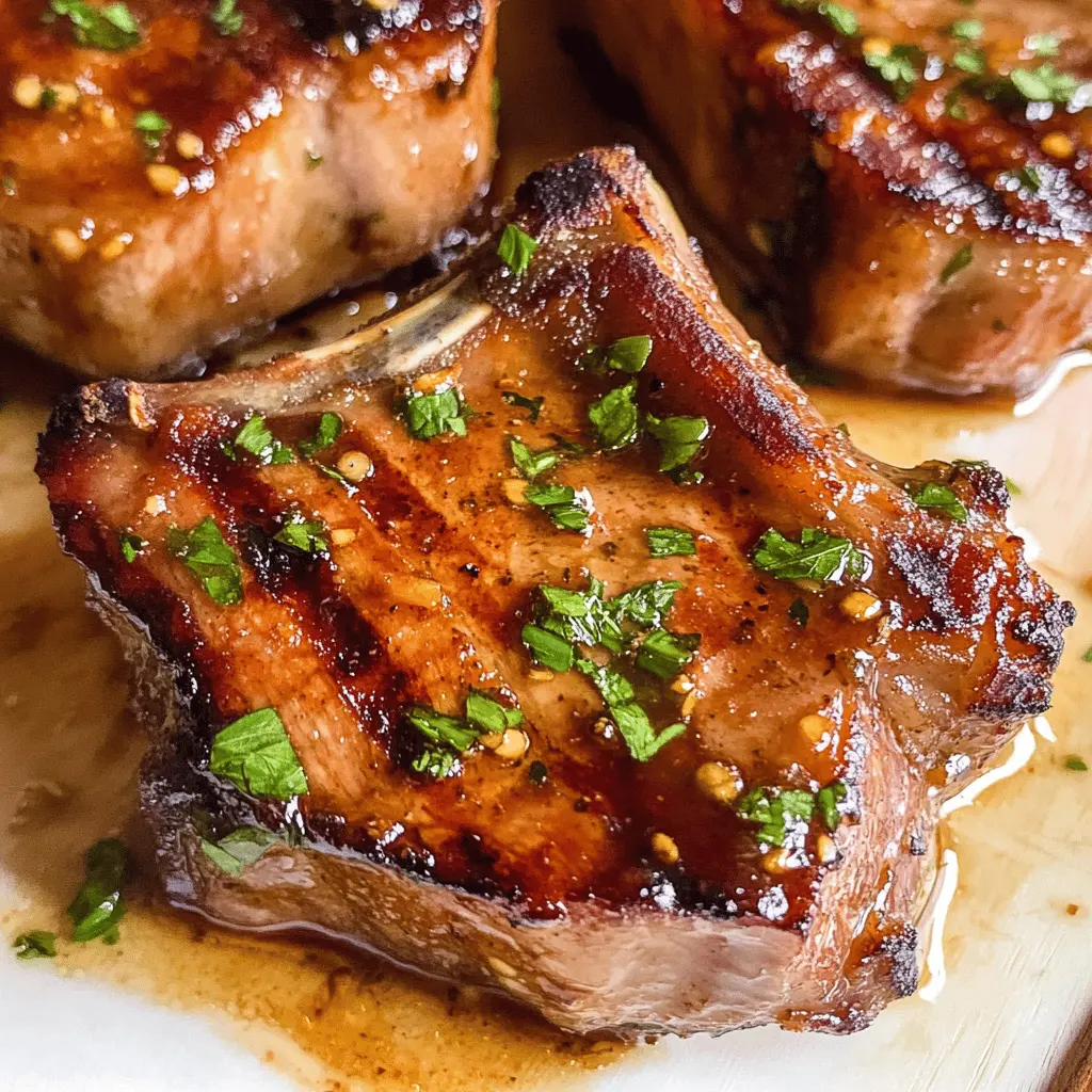 Transform your pork chops into a delicious delight with this easy and flavorful marinade! Packed with soy sauce, garlic, and a hint of sweetness, it infuses every bite with mouthwatering taste. Perfect for grilling or baking, this marinade will elevate your dinner plans. Save this recipe for your next family meal or BBQ gathering!