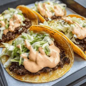Get ready for a flavor explosion with these Original Smash Burger Tacos! Juicy ground beef, melty cheese, and a crispy taco shell come together for a delicious twist on classic tacos. Perfect for game day or a casual dinner, these tacos are sure to be a hit with family and friends. Save this recipe and impress everyone with your cooking skills!