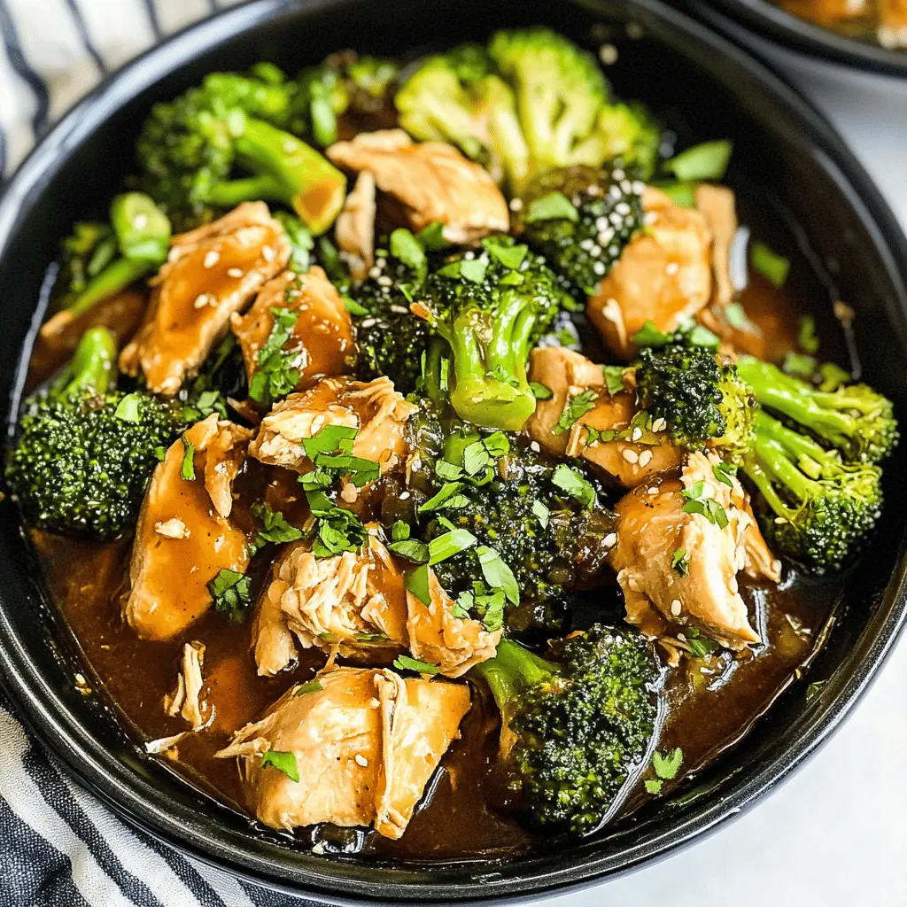 Easy Slow Cooker Chicken and Broccoli Recipe