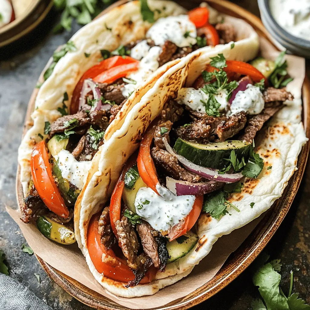 Easy Slow Cooker Beef Gyros Recipe