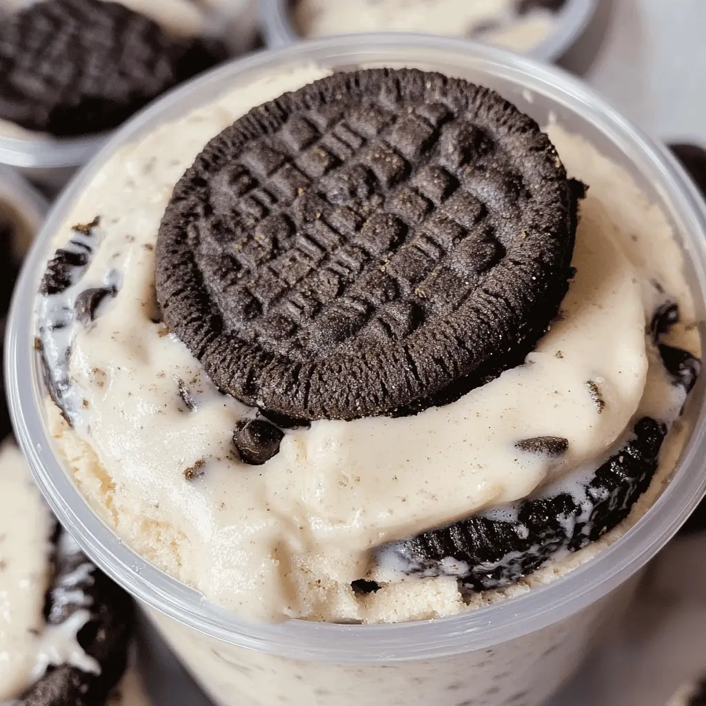 Easy Ninja Creami Cookies and Cream Ice Cream Recipe