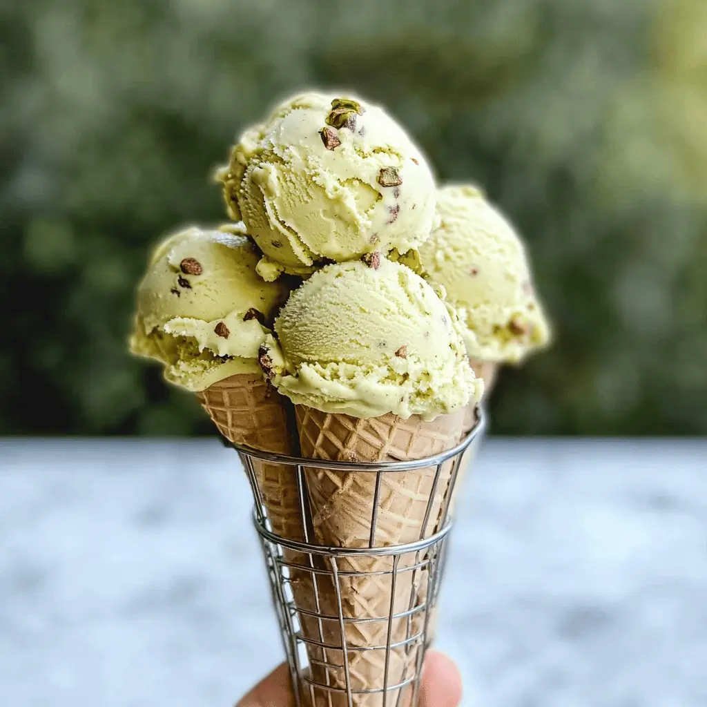 Easy Homemade Pistachio Ice Cream Recipe