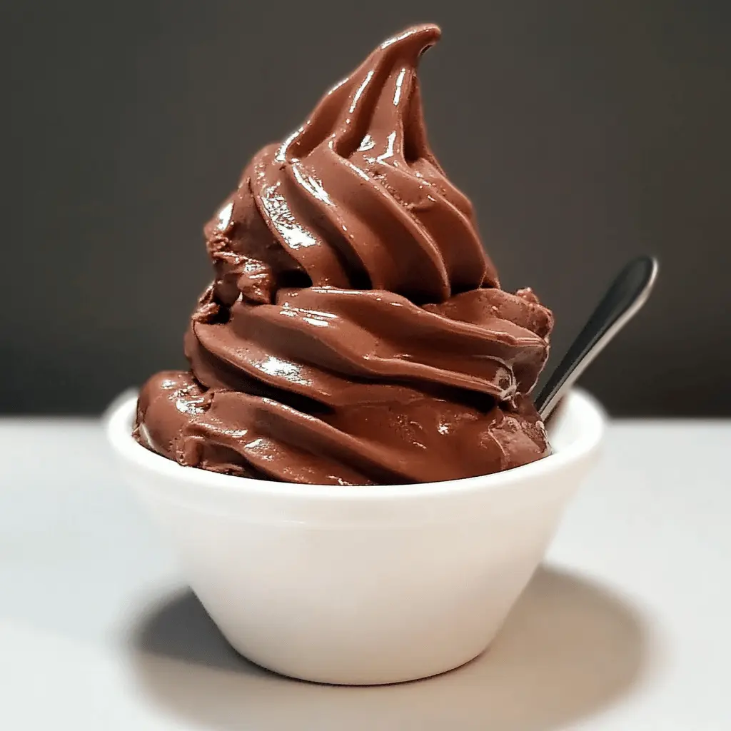 Easy Homemade Chocolate Frozen Yogurt Recipe