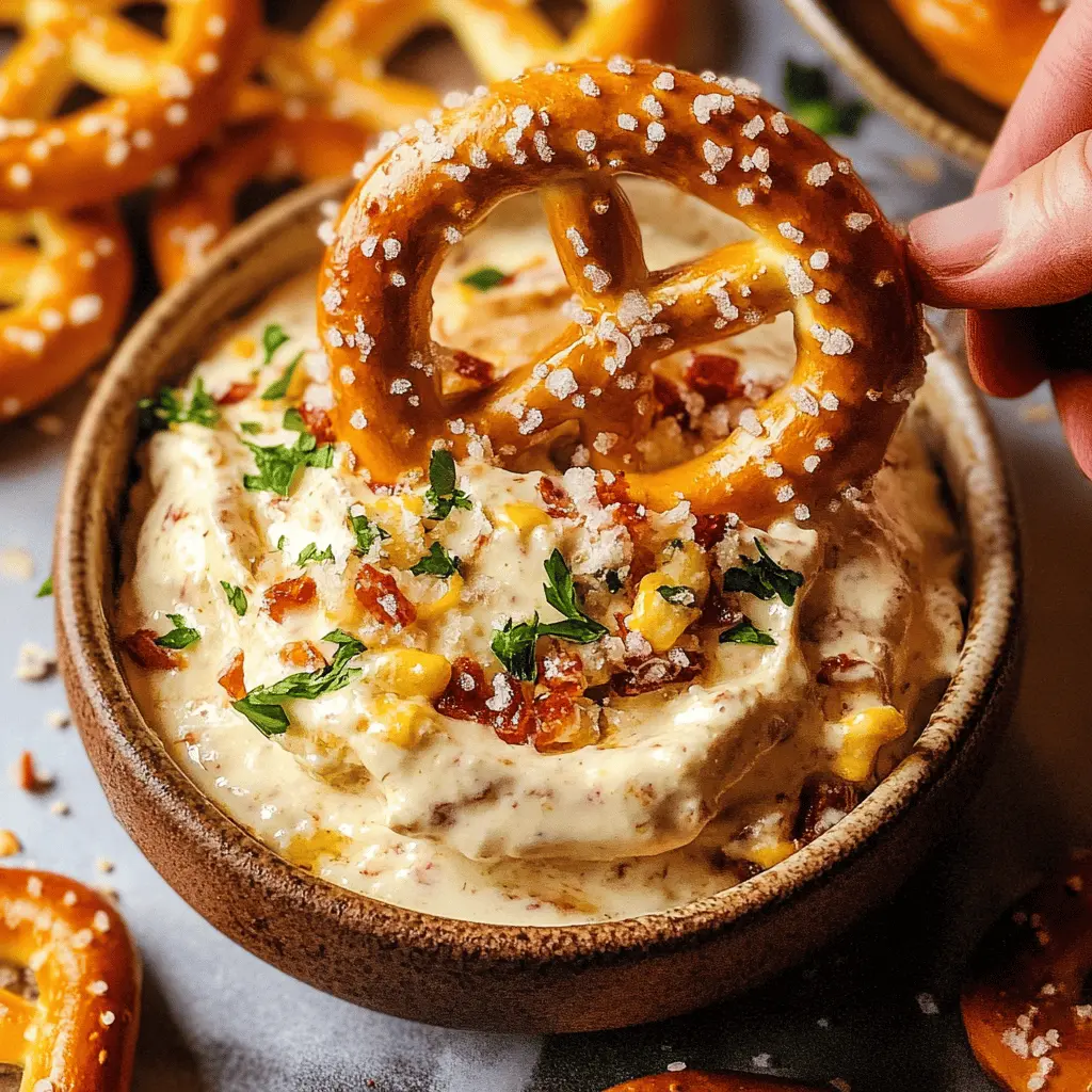 Easy Cheesy Pretzel Dip Recipe
