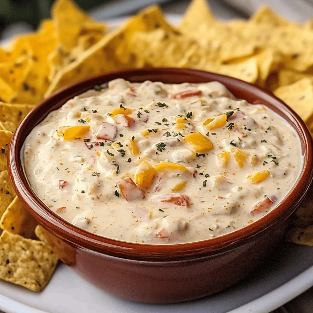 Easy Creamy Rotel Ranch Boat Dip Recipe