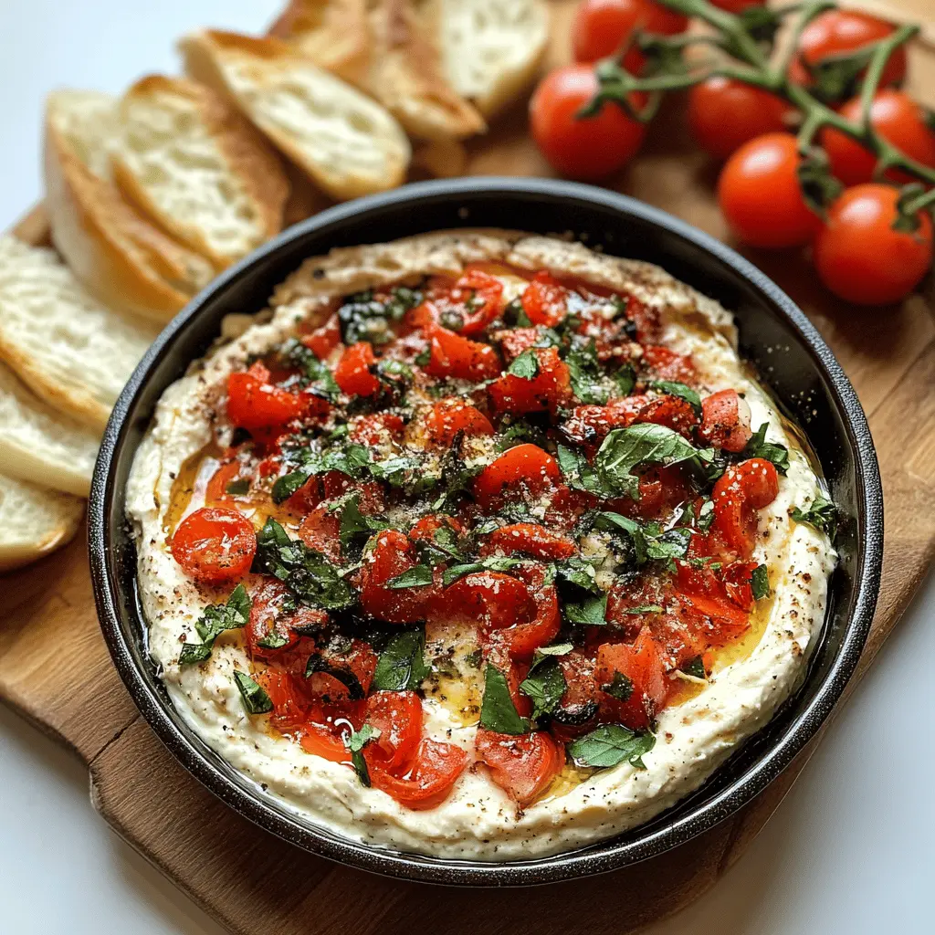 Easy Cheesy Bruschetta Dip Recipe