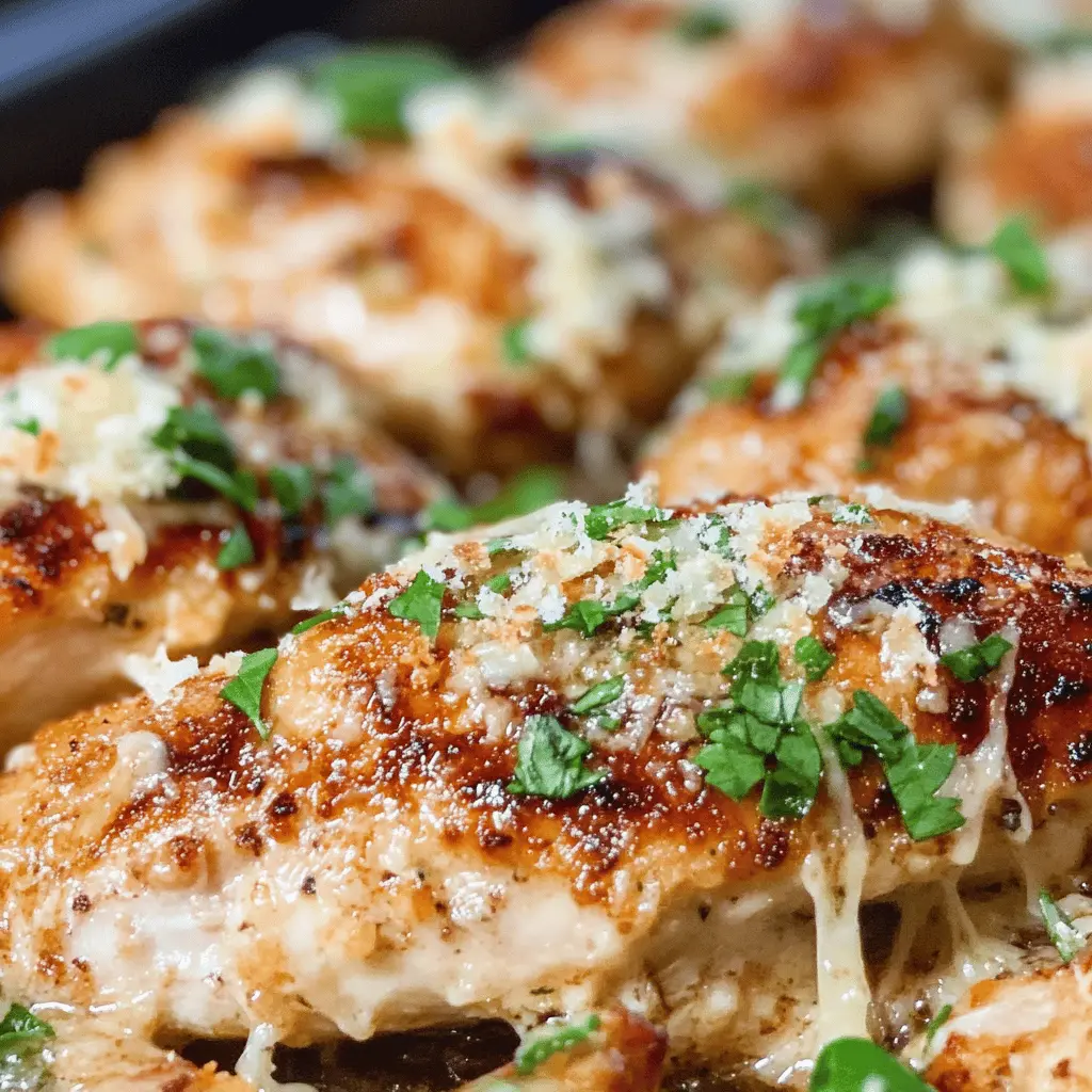 Easy Blackstone Garlic Parmesan Chicken Recipe