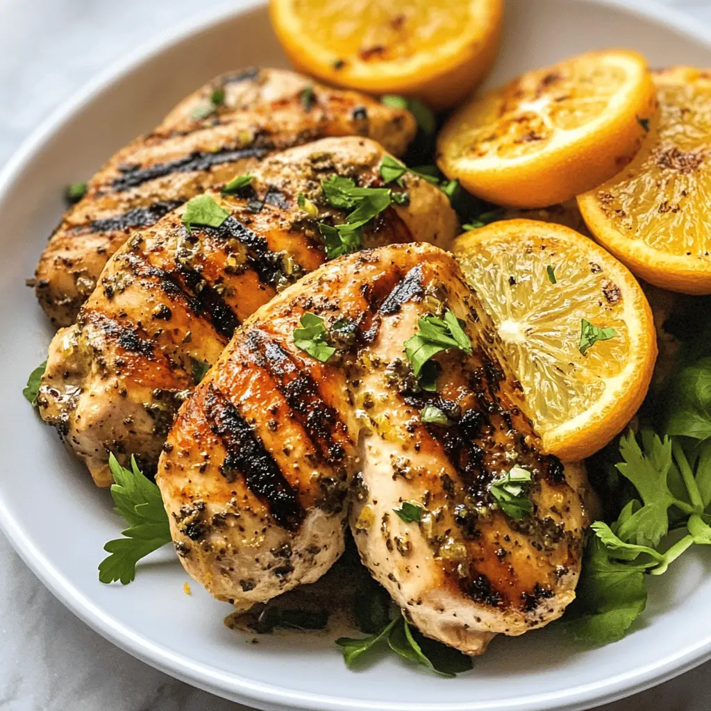 Easy Citrus Dijon Grilled Chicken Recipe