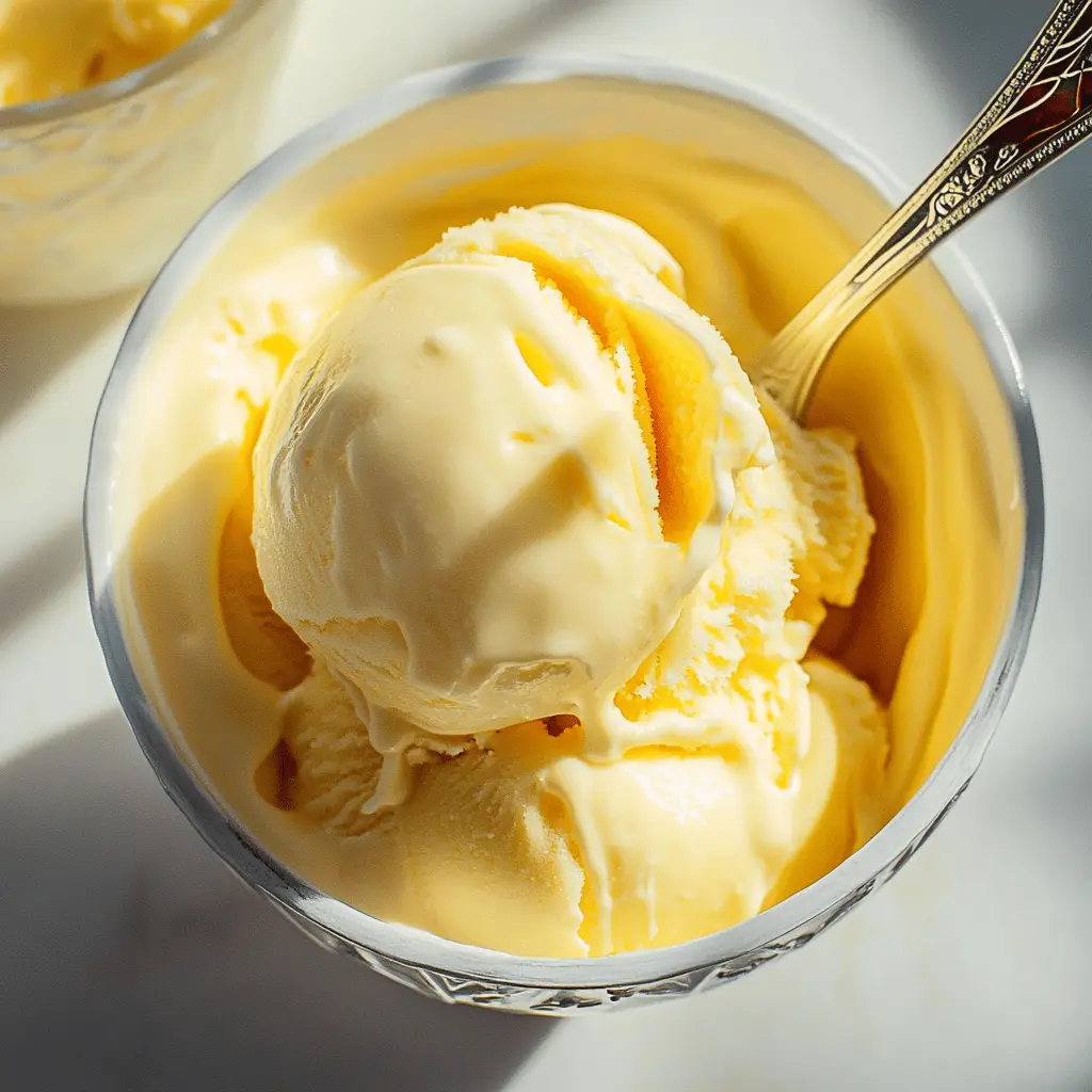 Easy Homemade Custard Ice Cream Recipe