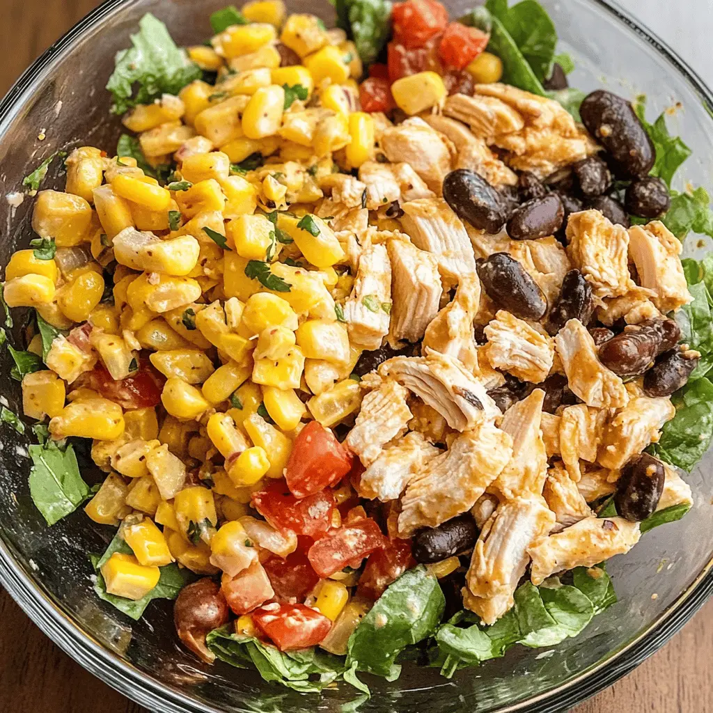 Easy Southwest Chicken Salad Recipe