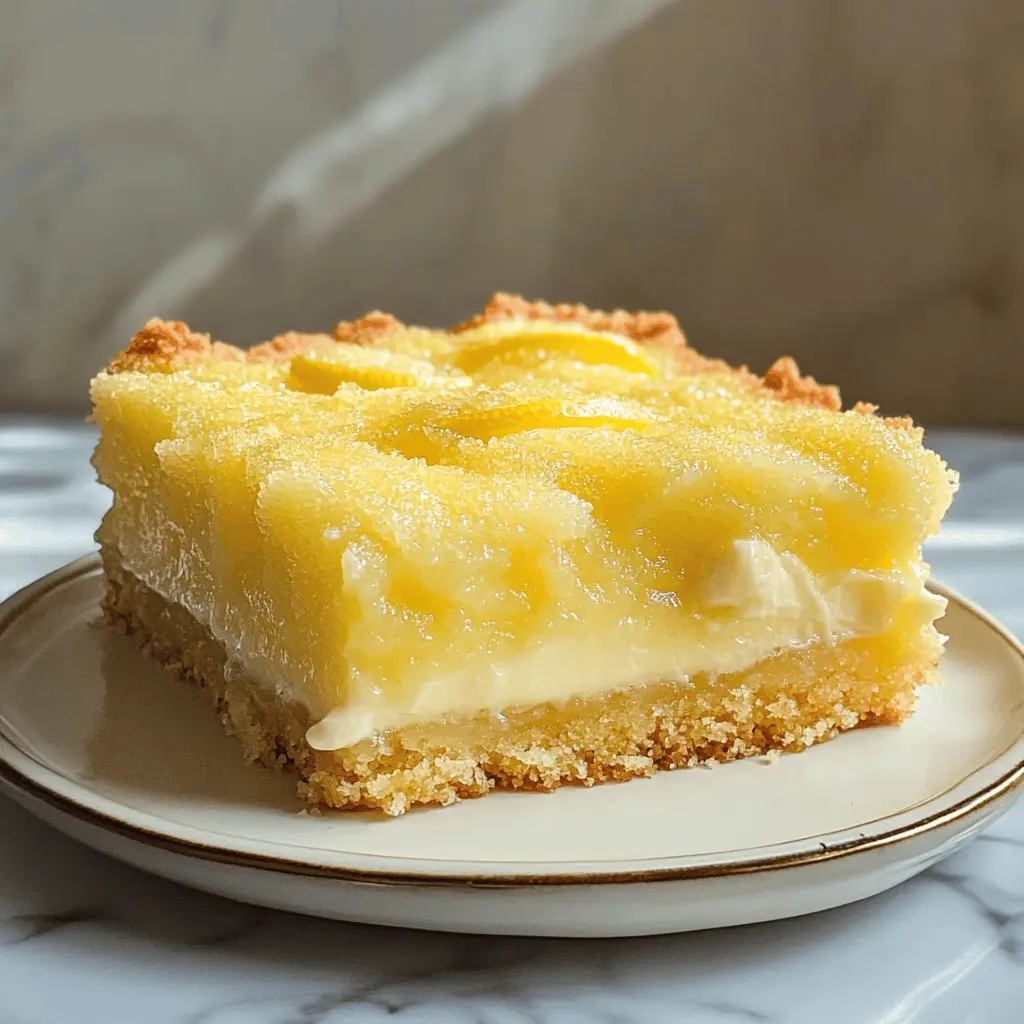 Easy Tangy Lemon Cream Cheese Dump Cake With Buttery Crust