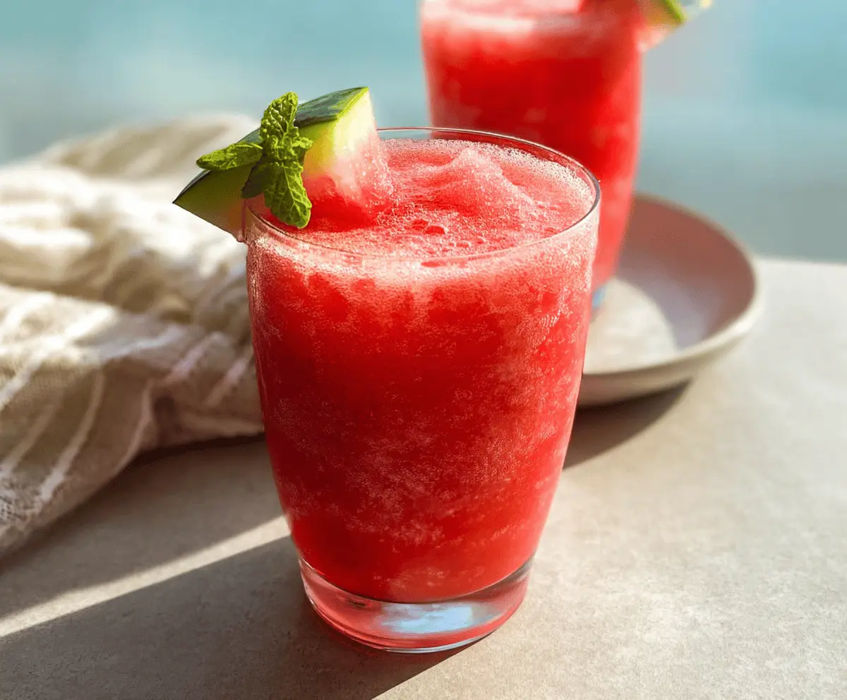 Easy Refreshing Watermelon Slush Recipe