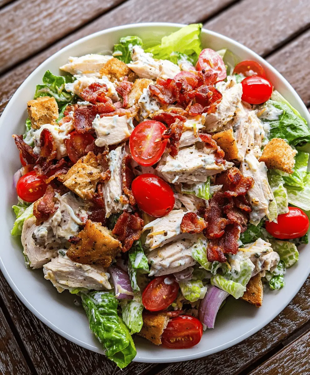 Easy BLT Chicken Salad Recipe for Lunch