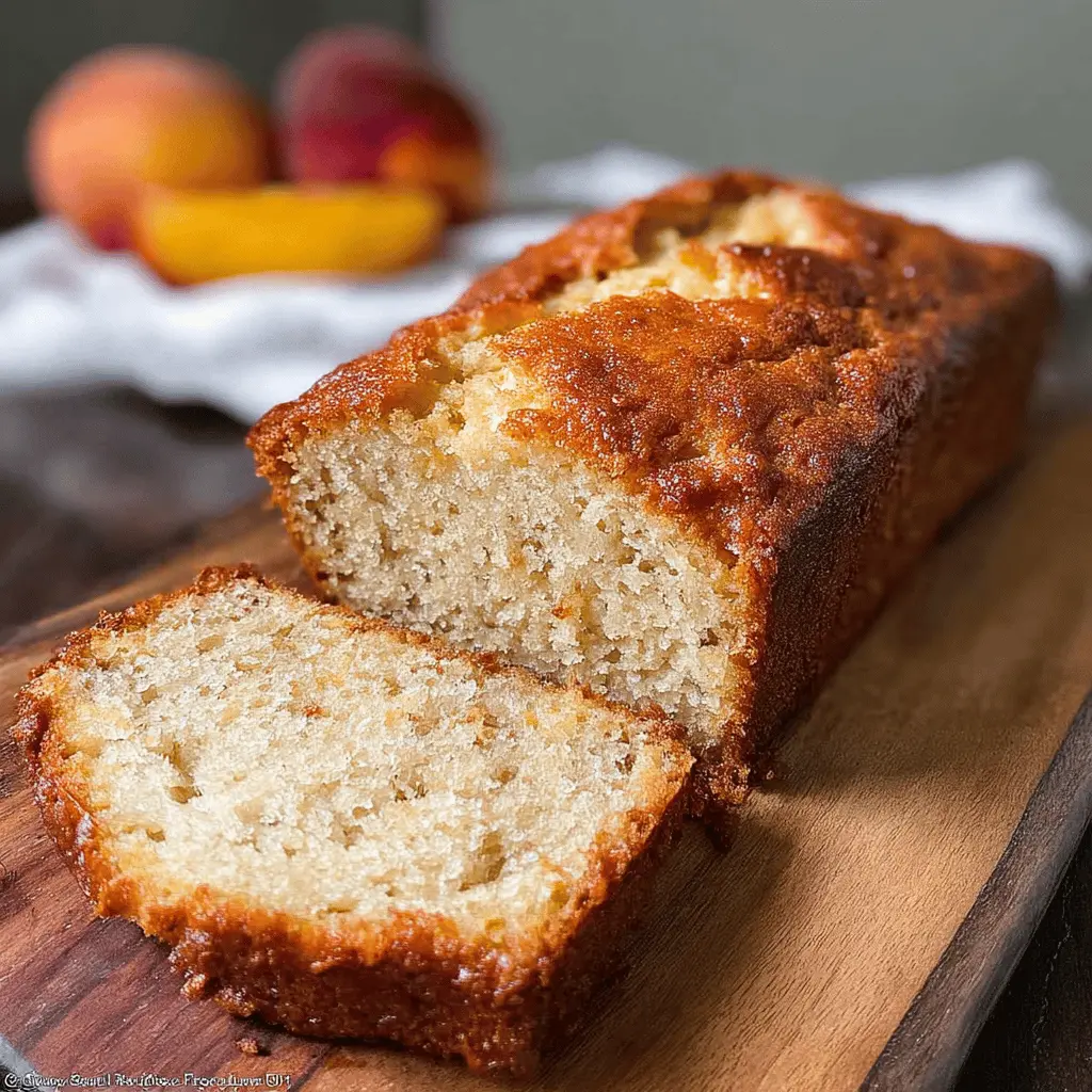 Easy Southern Peach Bread Recipe