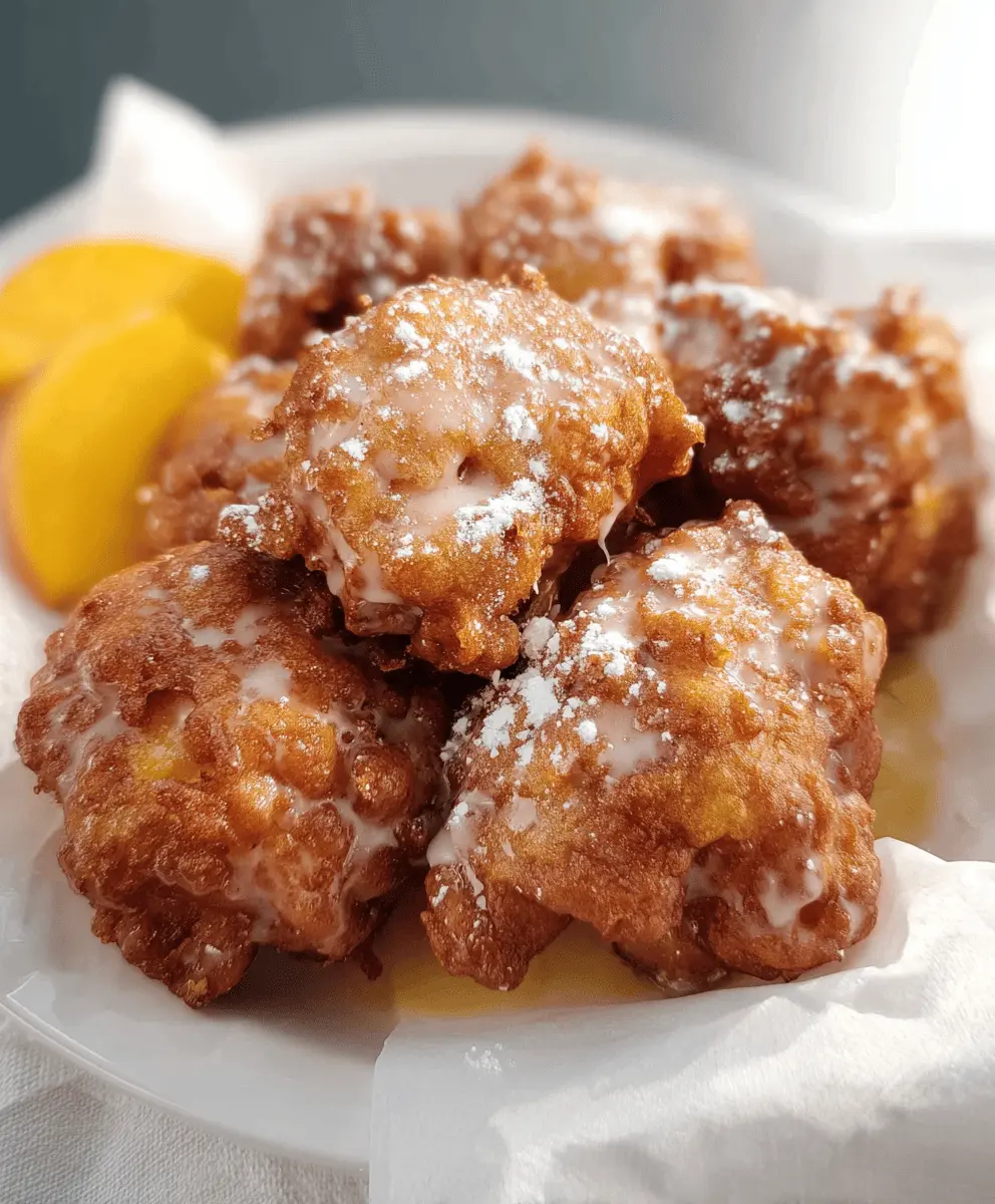 Easy Homemade Peach Fritters Recipe