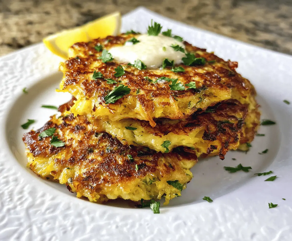 Crispy Parmesan Yellow Squash Fritters Recipe