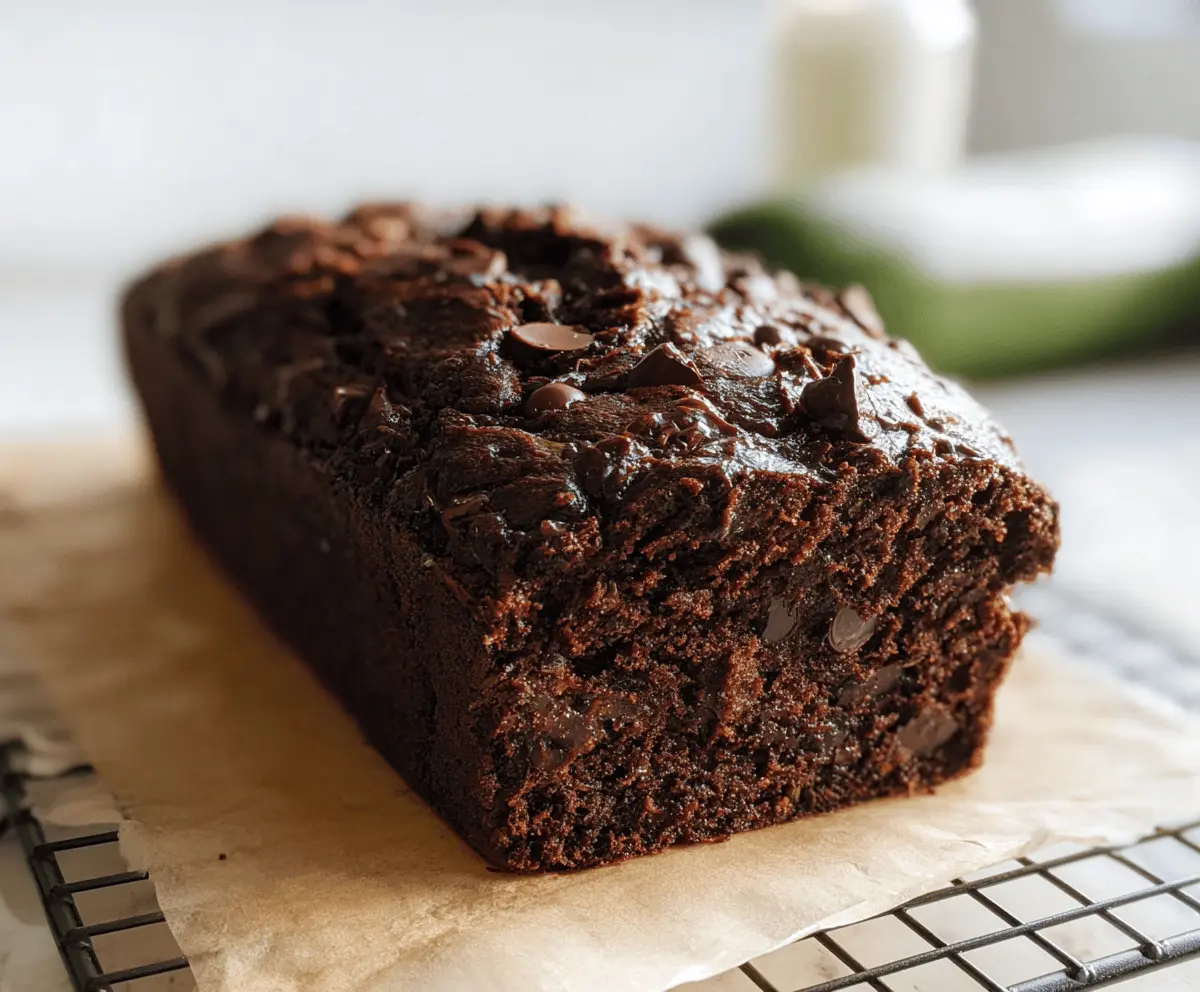 Moist Gluten-Free Chocolate Zucchini Bread Recipe