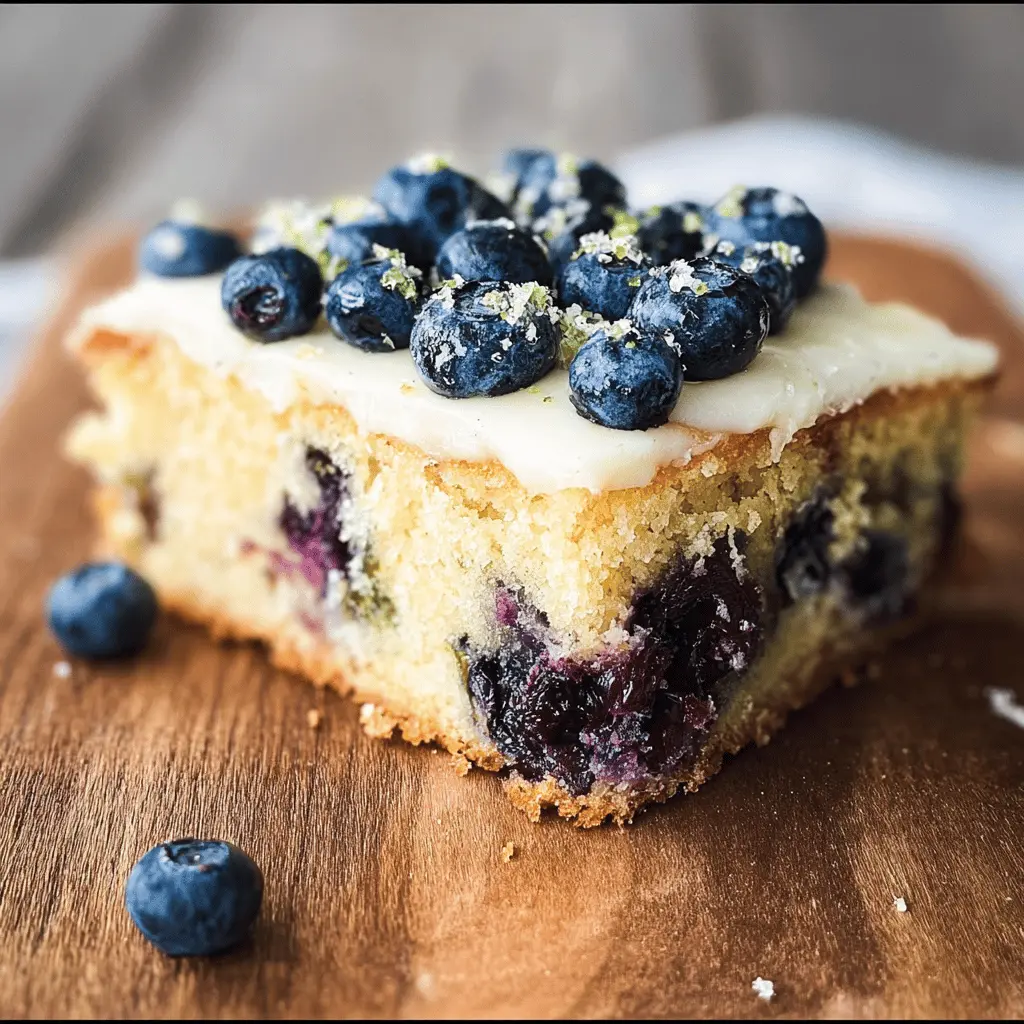 Moist Blueberry Zucchini Cake Recipe