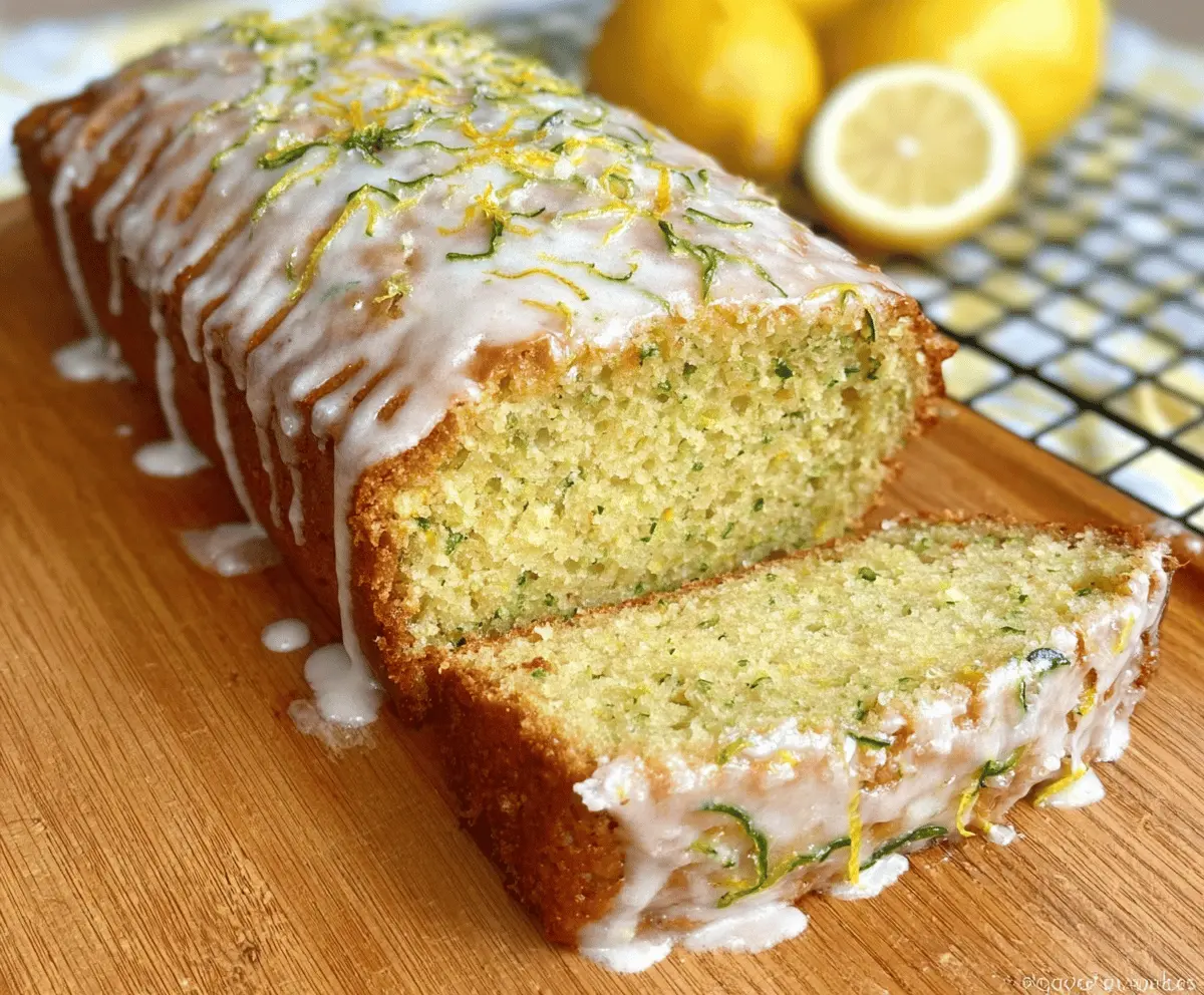 Moist Lemon Zucchini Bread Recipe