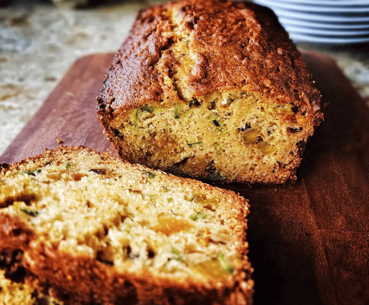 Moist Pineapple Zucchini Bread Recipe