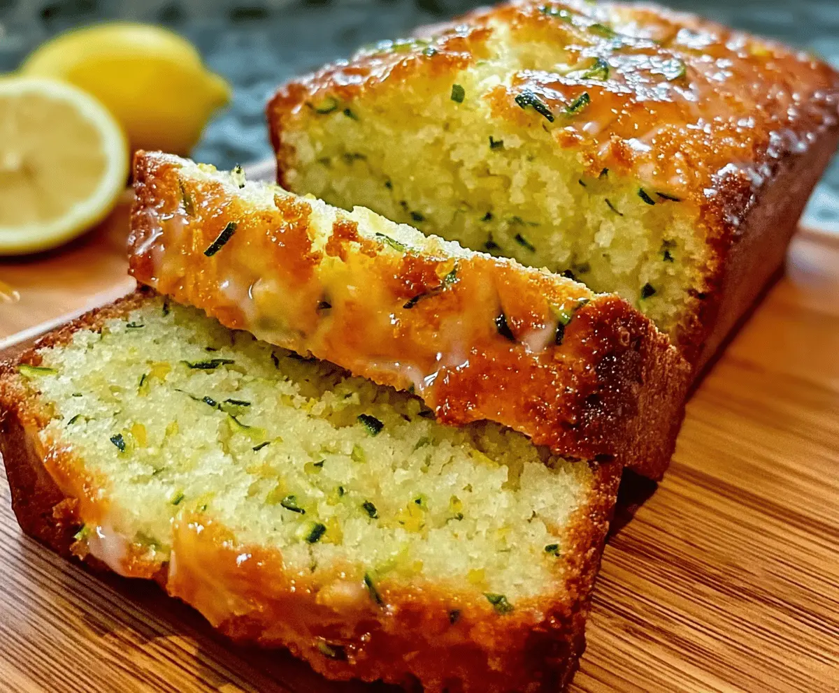 Moist Lemon Zucchini Bread Recipe