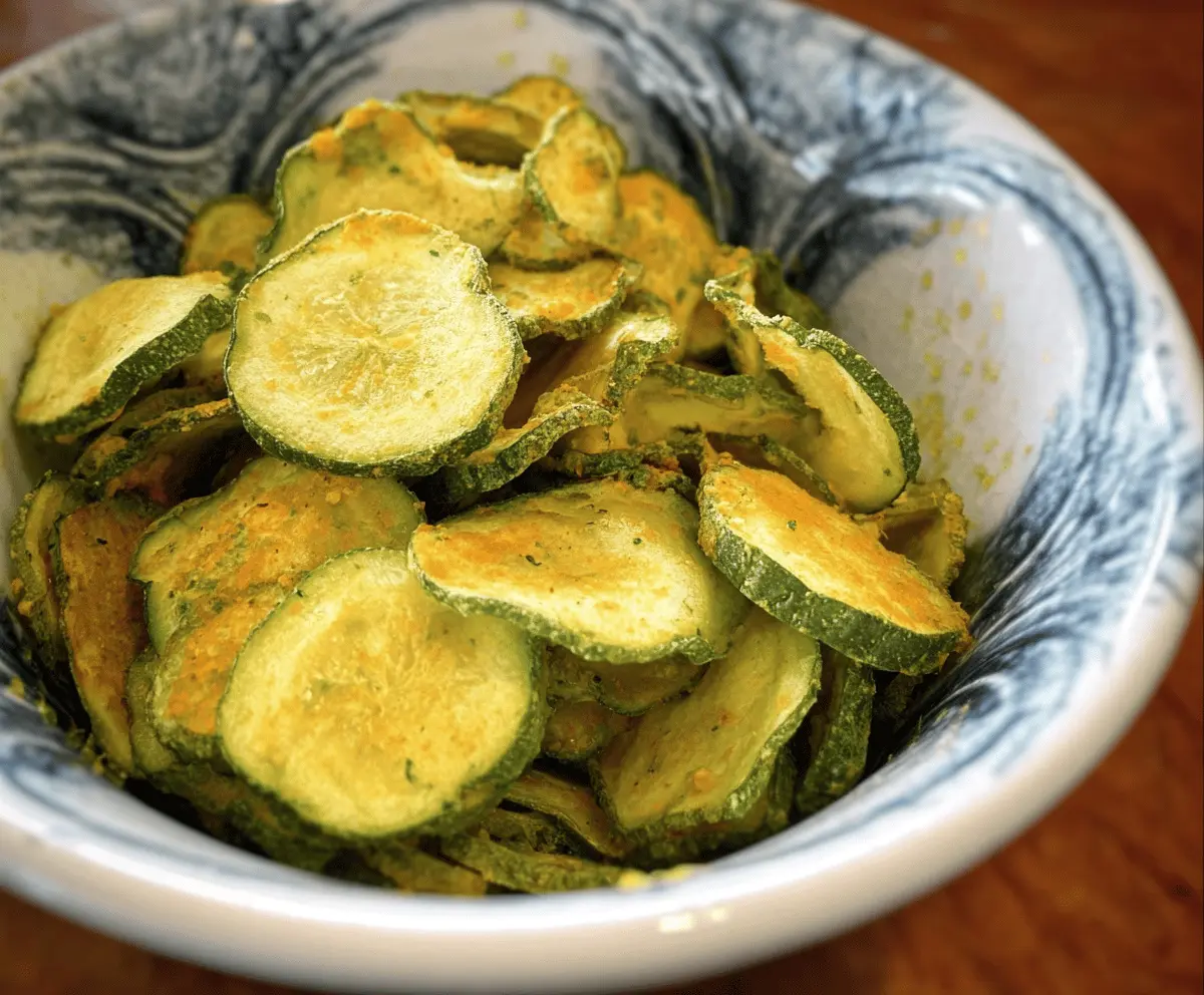 Crispy Ranch Cucumber Chips Recipe
