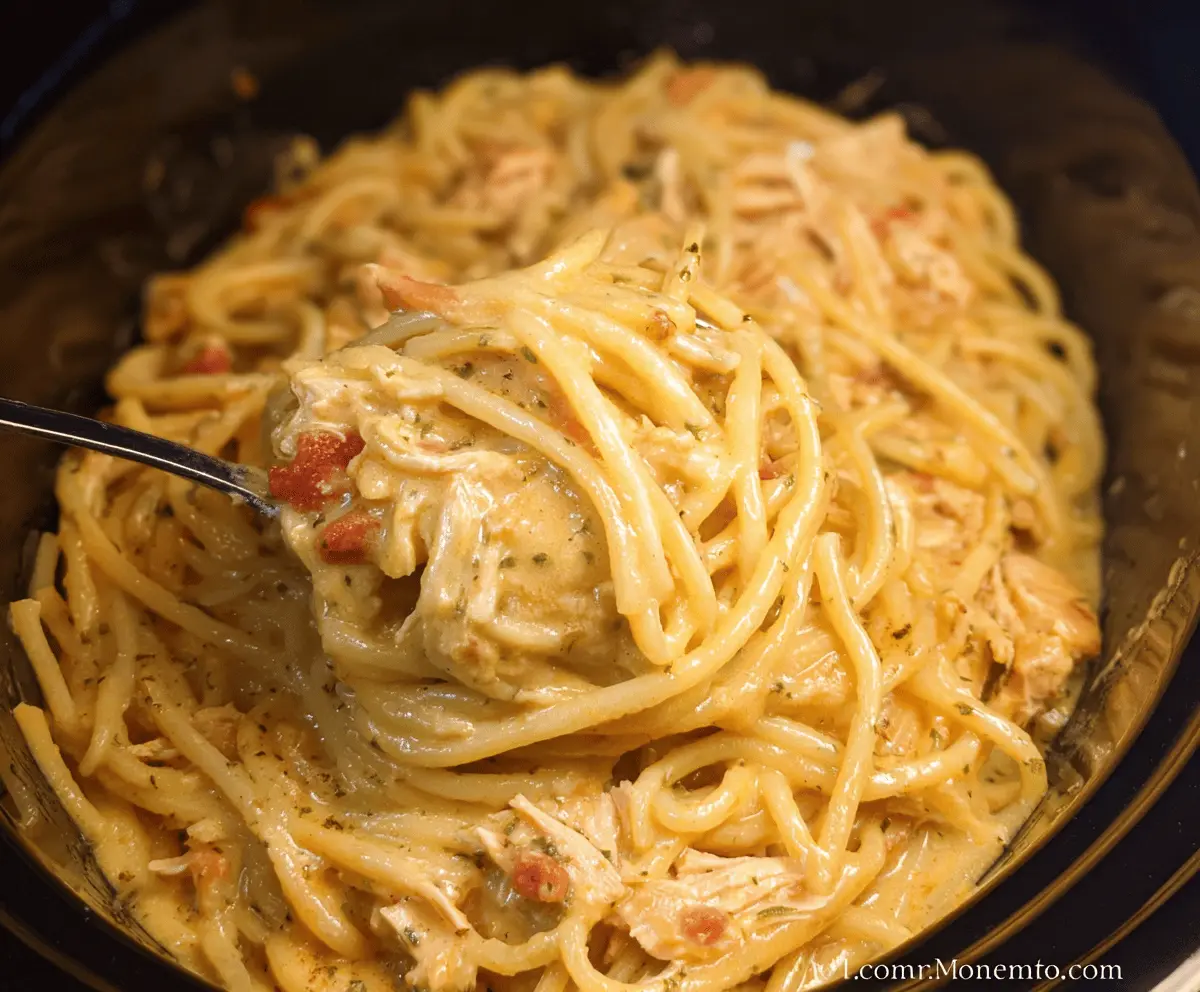 Easy Crockpot Chicken Spaghetti Recipe for Busy Nights
