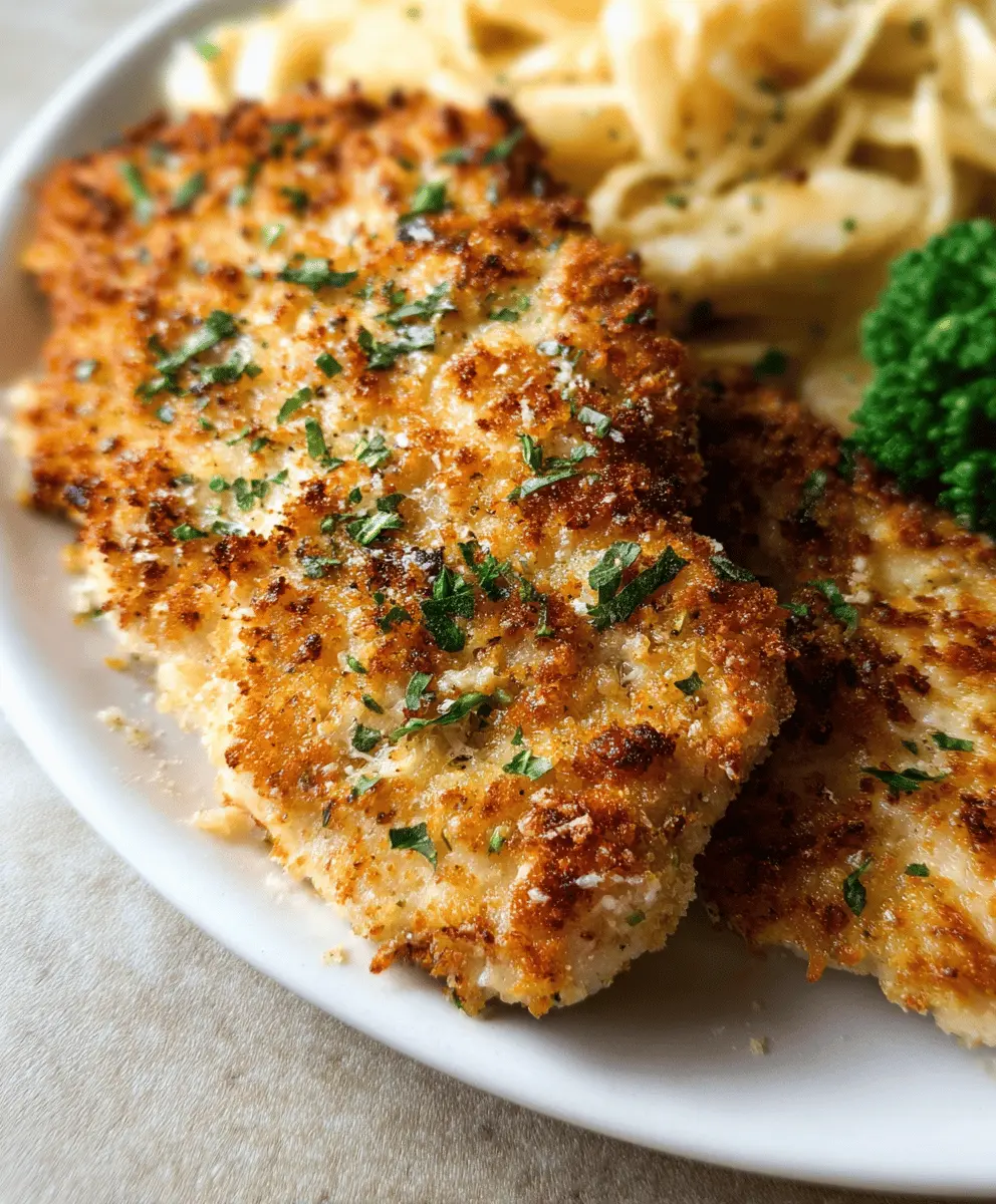 Crispy Parmesan Crusted Chicken Recipe