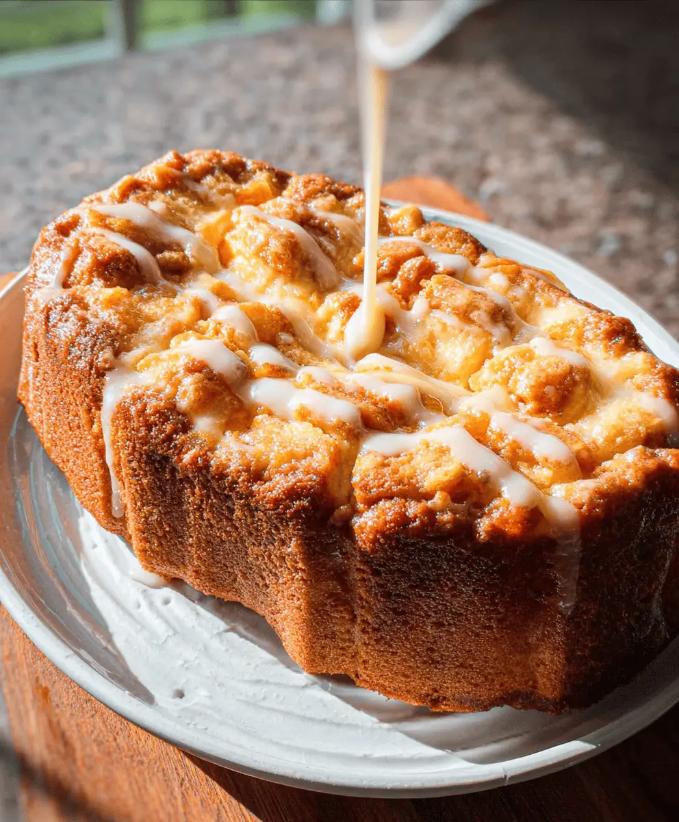 Cream Cheese Peach Cobbler Pound Cake Recipe
