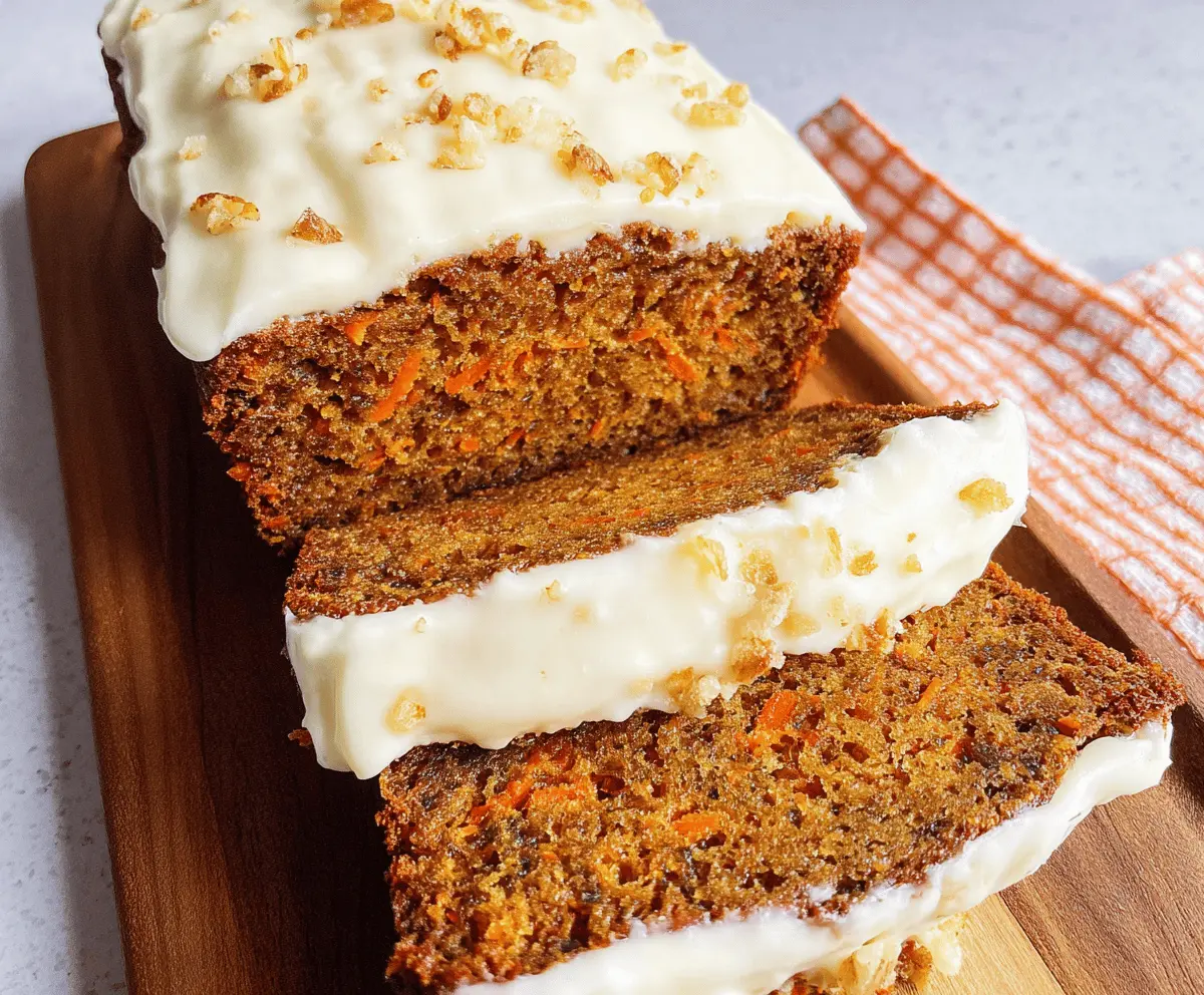 Easy Moist Carrot Bread Recipe