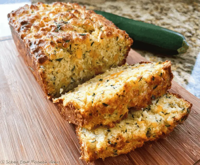 Easy Zucchini Cheddar Herb Beer Bread Recipe