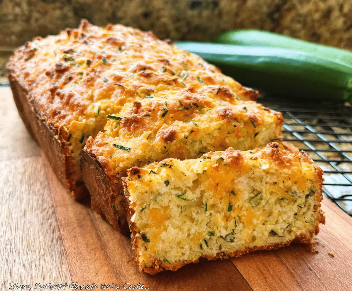 Easy Zucchini Cheddar Herb Beer Bread Recipe