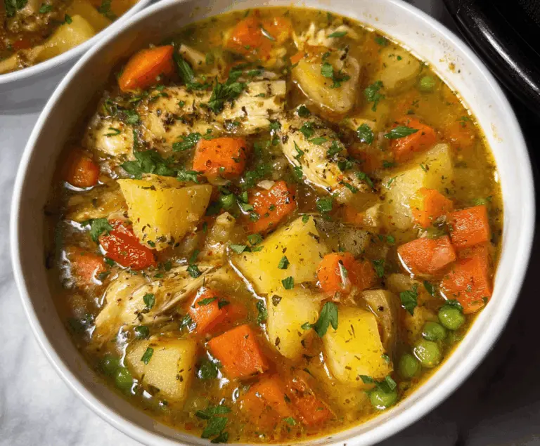 Easy Slow Cooker Chicken Stew for Cozy Dinners