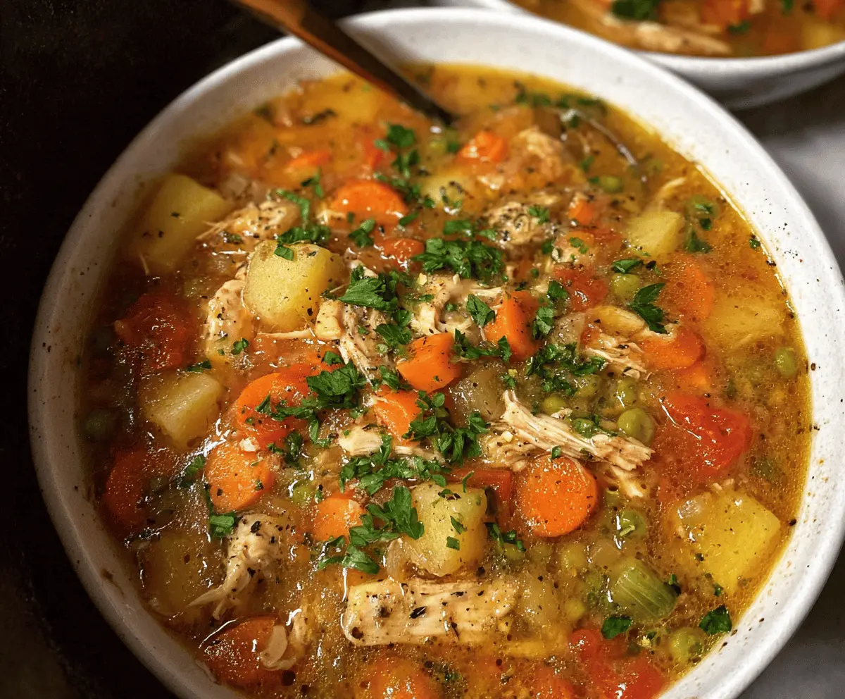 Easy Slow Cooker Chicken Stew for Cozy Dinners