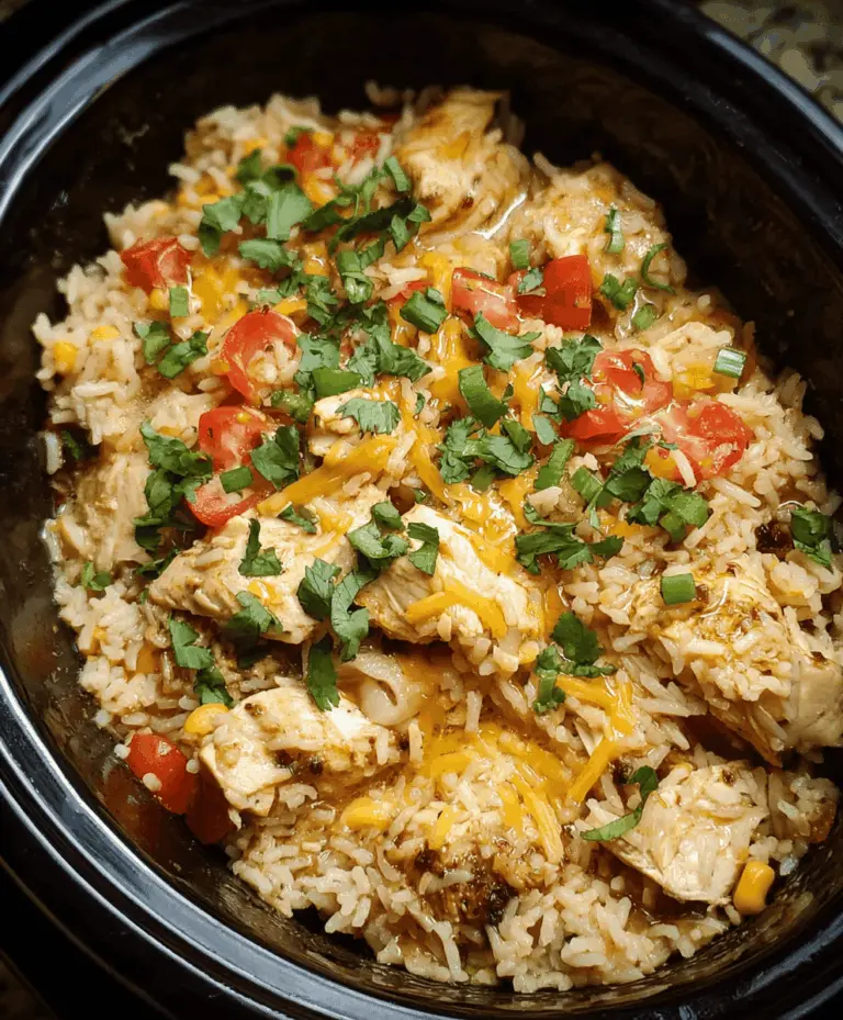 Easy Southwest Chicken and Rice Crock Pot Recipe