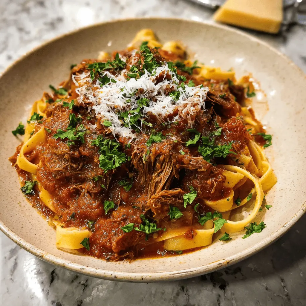 Easy Slow Cooker Beef Ragu Recipe for Cozy Dinners