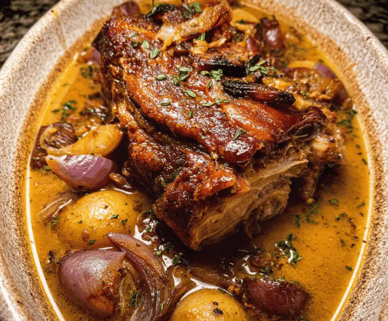 Apple Cider Braised Pork Shoulder Recipe