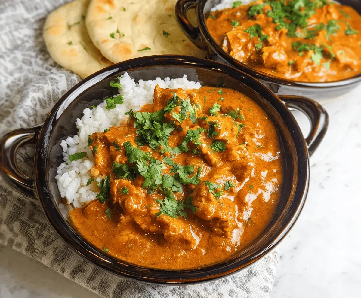 Easy Slow Cooker Indian Butter Chicken Recipe